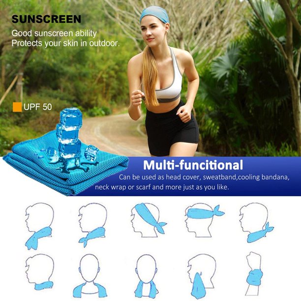 Pack 4 Serviettes Refroidissement Sukeen 40x12 Pouces Pack De 4