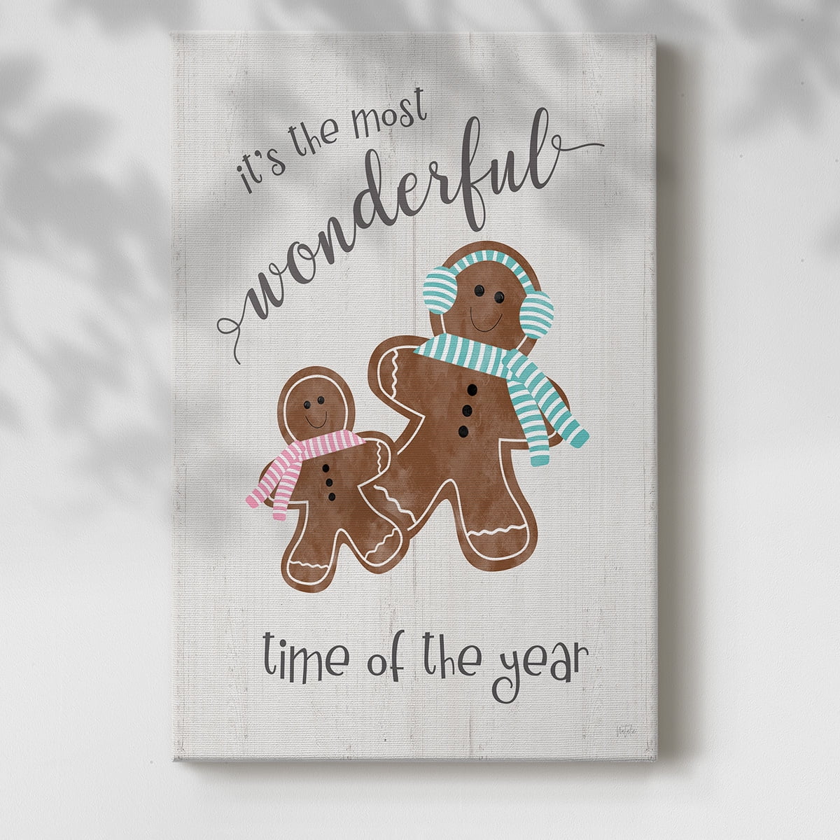 Time of the Year Gingerbread- Gallery Wrapped Canvas