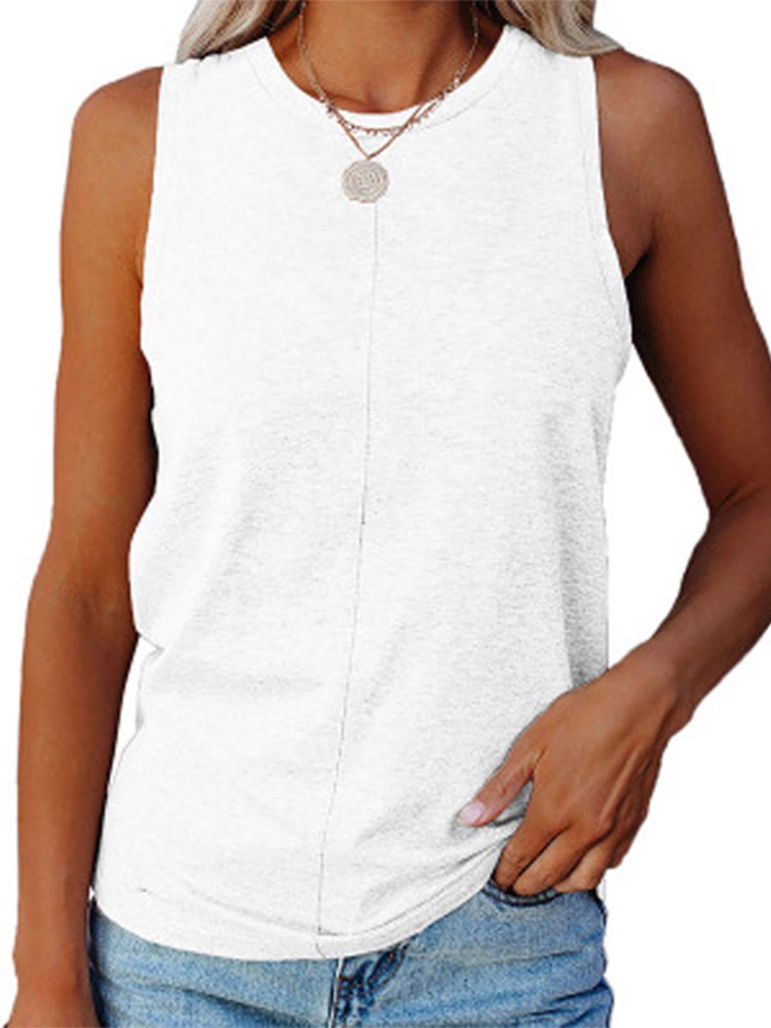  EVALESS Womens Fashion Tank Tops Summer Shirts for