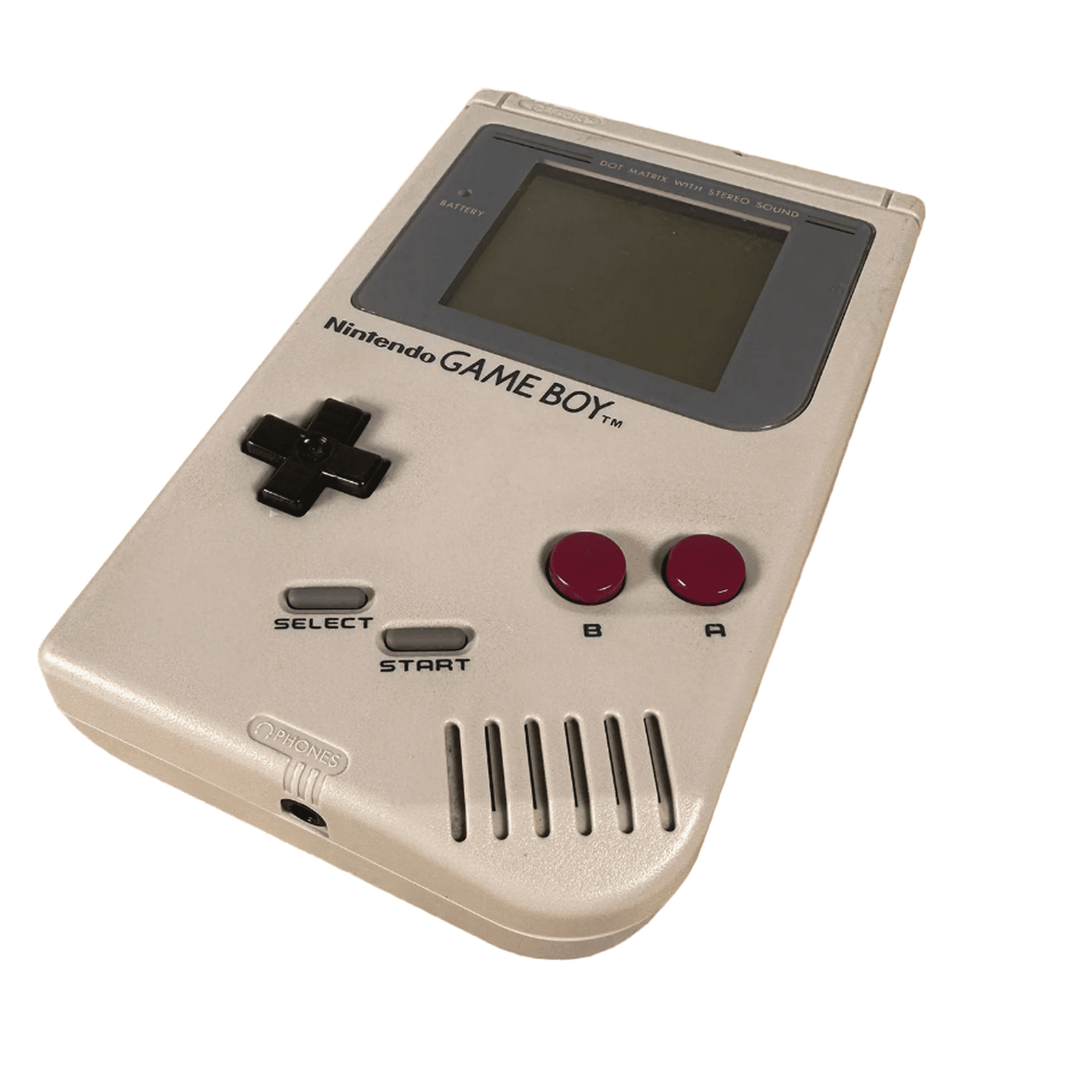 Original Nintendo Game Boy Console Classic GameBoy Grey 100 OEM Tested and Cleaned Works Great Rare Collectable Walmart