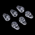 thumbnail image 2 of 100pcs Plastic Glass Retainer Transparent Mirror Cabinet Fix Clips, 2 of 4