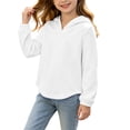 thumbnail image 2 of StSilkitty Kids Hooded Sweatshirts Long Sleeve Pullover Sweatshirt Tops Fall Winter Outdoor Warm Clothes Size 5-16, 2 of 8