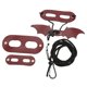 thumbnail image 1 of Arnés de lagarto, arnés de reptiles de cuero ajustable Arnés de reptiles de cuero Accesorios para reptiles Grado profesional, 1 of 8