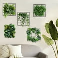 thumbnail image 5 of 5 Pcs Set Vine Wall Stickers 11.8x11.4inch Green Plants Leaves Decals Removable Decor for Living Room Bedroom Home Office, 5 of 6