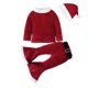 thumbnail image 1 of Traje navideño de terciopelo para niñas, traje acampanado de Papá Noel para bebés pequeños, novedad de 2024, 1 of 5