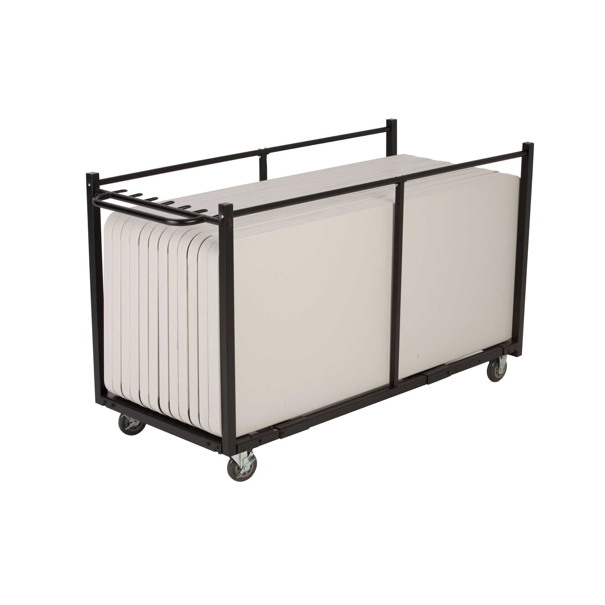 Lifetime Table Cart with Heavy Duty Steel, Black Sand Finish, 80193