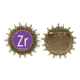 thumbnail image 1 of Broche de metal vintage con forma de sol Unbranded ZR Circonio 4.5 cm, 1 of 3