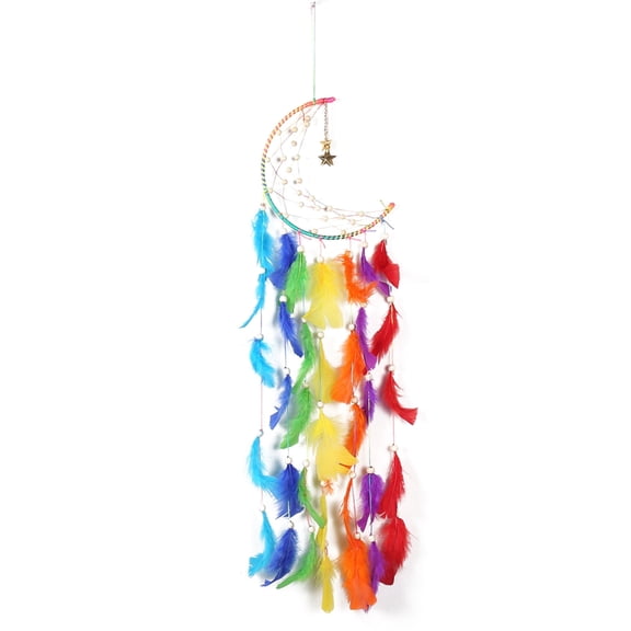 ZPAQI Dream Catcher Net with Colorful Handmade Wall Hanging Car Ornament Craft