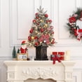 thumbnail image 4 of Aoile 3FT Small Christmas Tree with Lights, Artificial Christmas Tree with Potted Base & Berry Clusters for Home, Yard, Office, 4 of 7