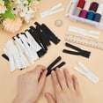 thumbnail image 3 of 24 Pcs Super Tiny Zippers for Sewing Mini Clothes (3.34/4.13inch) Black and White 4 Styles Mini Zippers Alloy with Nylon for Small Clothes Purse and Miniature Garments DIY Craft, 3 of 5
