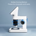 thumbnail image 3 of Portable HD Magnifier, Digital Microscope 7 Levels Brightness 12MP 1080P Resolution 5-32X Magnification  for Watch Clock Repair Black,Grey, 3 of 7