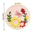 thumbnail image 3 of Punch Needle Kit under $5! CQCYD DIY Punch Needle Embroidery Kit, Floral Design Craft Material Package, Complete Beginner Art Supplies, Creative Handmade Home Decor Project, 3 of 6