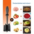 Meat Chopper, Heat Resistant Meat Masher for Ground Beef, Hamburger