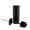 Black, variant on Square White Metal Toilet Brush and Holder - Modern Bathroom Cleaning Tool with Sturdy Handle, Splash Guard, Removable Inner Protection, Contemporary Style - Fits Minimalist Decor
