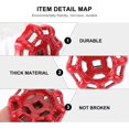 thumbnail image 4 of 3Pcs Round Wheel Outdoor Faucet Handle Replacement Hose Bib Cast Iron Water Spigot Handle, 4 of 5