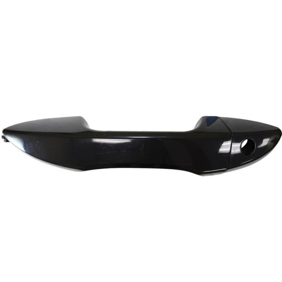 TO-3289S-FL - for 2014 2015 2016 2017 2018 Toyota Corolla Outside Door Handle, Smooth Black - Driver Side Front