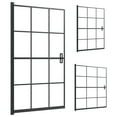 thumbnail image 5 of vidaXL Shower Enclosure ESG 45.7"x55.1" Black, 5 of 19