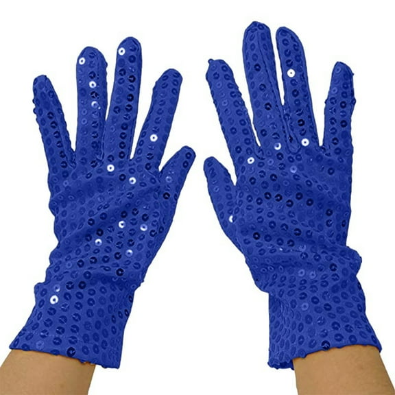 Sequin Glove Bling Performance Glove For 80s Or 90s Dress Up & Rave Party Women Gloves Mitten Women Mittens Mittens for Women Cold Weather Heated Gloves Mitten Gloves Mittens Men Winter Warm Mittens