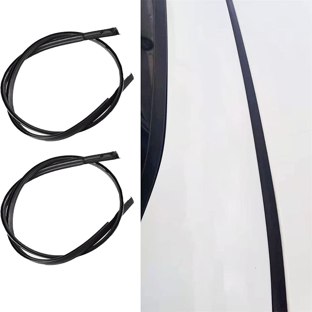 2pcs Black Roof Trim Molding Strip For Toyota COROLLA 20092013
