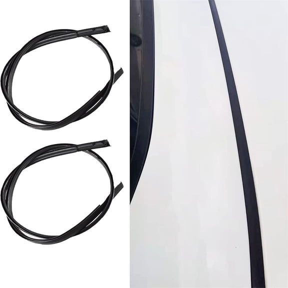 2pcs Black Roof Trim Molding Strip For Toyota COROLLA 2009-2013