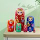 thumbnail image 4 of 7 Uds. Muñecas Matryoshka Pintadas a Mano, Muñecas Anidadas de Madera Coleccionables, Muñecas Anidadas Rusas para Sala de Estar, Mesa, Dormitorio, Dec perfke Muñecas de anidación, 4 of 9