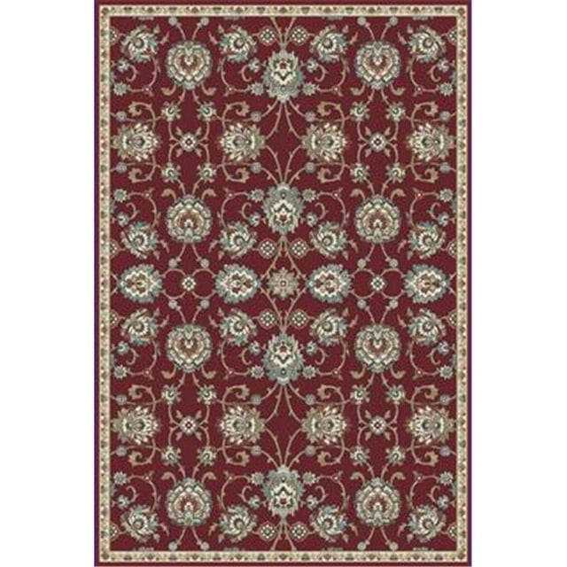 Dynamic Rugs ME28985020339 Melody Rectangulaire Tapis&44; Rouge - 2 Pi 2 Po x 7 Pi 10 Po