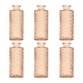 thumbnail image 1 of 6 jarrones de vidrio con forma de capullo para arreglos florales, portátiles, minimalistas, mini flores Marrón, 1 of 9