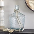 thumbnail image 2 of DecMode Gray Wood Bohemian Garland Décor with Geometric Bead Details and Cream Cotton Tassel, 81"L, 2 of 8