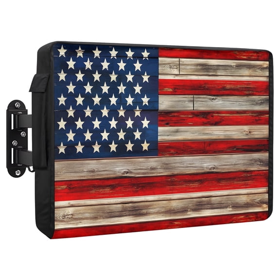 Bedliving Outdoor TV Cover for LCD LED, 52-55 inch, American Flag