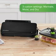 FoodSaver® Multi-Use Vacuum Sealing & Food Preservation System with Bonus Roll, Charcoal Stainless Steel