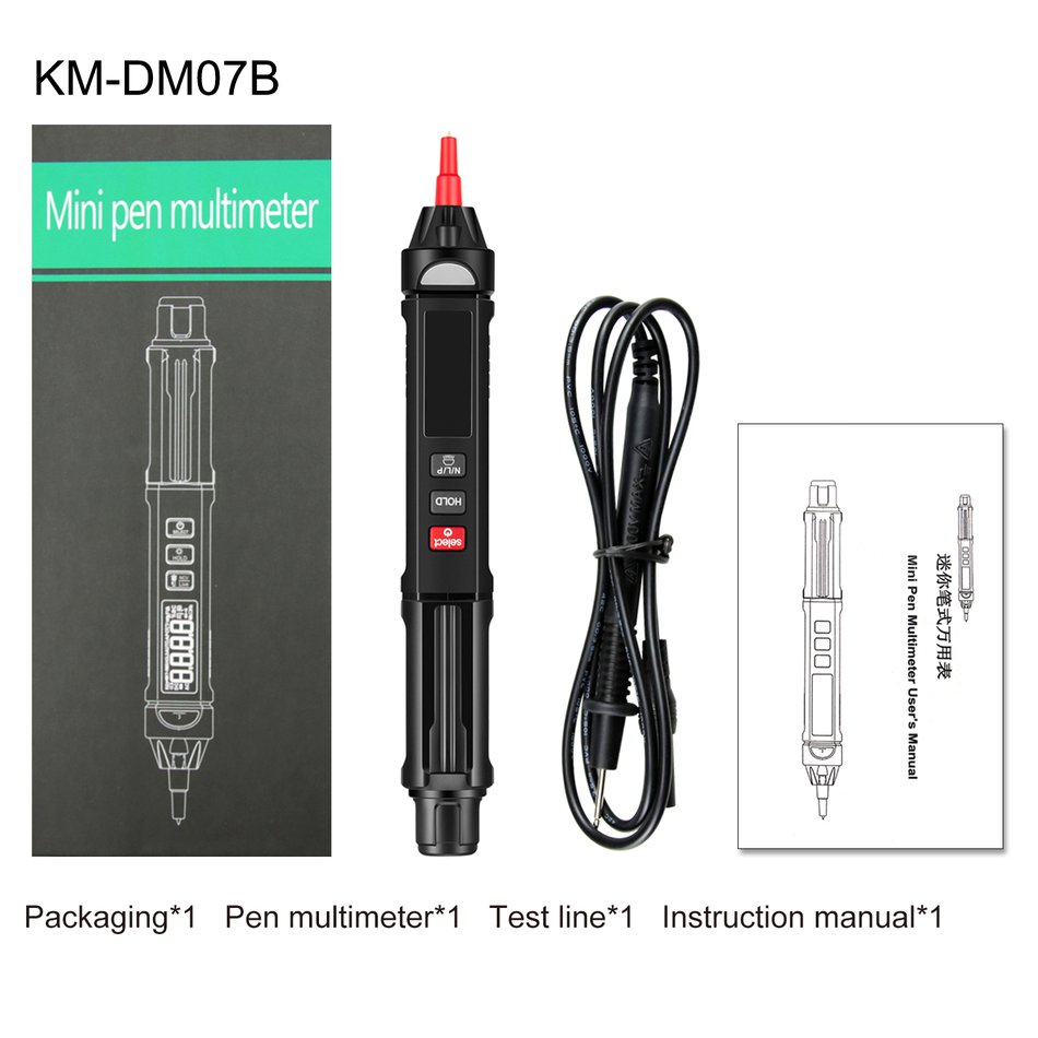 Digital Multimeter Kaemeasu Smart Handheld Electrician Tester With Ncv Zero Line And Live Line Phase Sequence Measurement Walmart Com