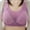 Purple, variant on loopsun Summer Savings Clearance 2023! for Womens Plus Size Bra,Woman's Solid Color Comfortable Hollow Out Perspective Bra Underwear No Rims