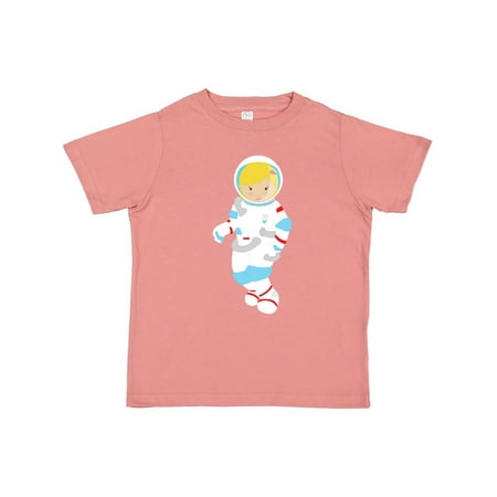 

Inktastic Cute Girl Astronaut Girl Cosmonaut Space Flight Gift Toddler Toddler Girl T-Shirt