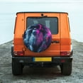 thumbnail image 6 of Naloa Hip-Hop Glasses Gorilla PVC Leather Spare Tire Wheel Cover for Car Truck SUV Camper Trailer Universal Fit many size15 inch, 6 of 6