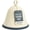 Cream & Blue, variant on Classic Wool Sauna Hat - 100% Natural Wool Felt, Handmade, One Size - Charcoal & Blue