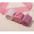 thumbnail image 2 of Ribbon, 3 Rolls Chiffon Ribbon, 1.6 Inch x 2 inch Ribbon for Gift Wrapping, Silk Ribbon Handmade Fringe for Wedding Decorations, Bridal Bouquets, 37 Colors., 2 of 8