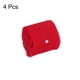 thumbnail image 3 of 4 Rollos Gasa Cinta 1" x 5.5 Yardas Mano Hecho Flecos Gasa Seda Cinta para Ramos Regalos Envolturas Boda Invitaciones Bricolaje Artesanías, Rojo, 3 of 7