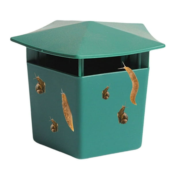 Likrtyny 4 Trampas para Caracoles Atrapamoscas para Atrapar Caracoles (verde)