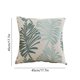 thumbnail image 3 of Funda de almohada grande de terciopelo de 45 x 45 cm | Suave, transpirable y lavable, para cama, sofá, playa | Café, gris, verde y naranja, 3 of 6