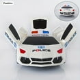 thumbnail image 3 of 360 °   Automatic Door Opening And Rotating Police Car Toy Car, Lighting And Sound Toy Car Racing Car, Great Birthday Gift, Christmas Gift, Thanksgiving Gift, 3 of 10