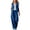 Blue, variant on Women's 2 Piece Sets V-Neck Button Vests and Wide Leg Cargo Pants Matching Set Trendy Sleeveless Long Casual Outfit with Pockets
