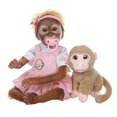 thumbnail image 1 of Muñeca bebé de 21 pulgadas, mono, vestido rosa, detalle, muñecas Reborn pintadas, regalo para niños Zulema Reborn Monkey Dolls, 1 of 8