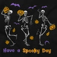thumbnail image 2 of Halloween Have A Spooky Day Skeletons Crewneck T Shirts Boy Girl Teen Brisco Brands S, 2 of 6