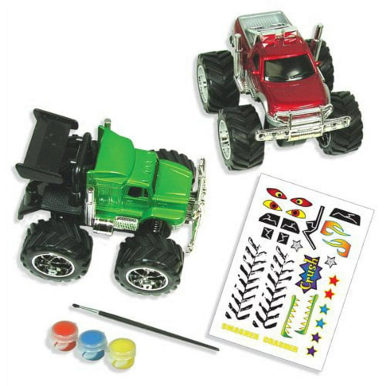 Monster Truck 2-Pack: Exciting Car Toys for Boys 3-5 - 360° Stunt Cars -  Gifts f