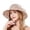 Khaki, variant on HNMKIU Elegant Women's Summer Wide Brim Sun Hat for and Beach Style White,M