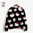 thumbnail image 2 of Sudaderas con capucha con estampado gráfico Y2k, ropa con estampado de HELLO KITTY, sudaderas con capucha para mujer, sudaderas de talla grande, sudaderas de calle para mujer, 2 of 5