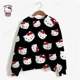 thumbnail image 2 of Sudaderas con capucha con estampado gráfico Y2k, ropa con estampado de HELLO KITTY, sudaderas con capucha para mujer, sudaderas de talla grande, sudaderas de calle para mujer, 2 of 5