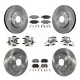 thumbnail image 1 of Transit Auto Front Rear Hub Bearings Assembly Disc Brake Rotors and Semi-Metallic Pads Kit (10Pc) for Car Chevrolet Malibu Pontiac G6 with 276mm Diameter Rotor - Left Right Side KBB-108812, 1 of 11