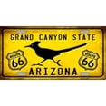 thumbnail image 1 of Arizona Grand Canyon With Route 66 Metal License Plate, 1 of 1