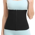 thumbnail image 5 of Women Trimmer Belt Durable Gym Shapewear Elastic Waist Blue Color L XL, 5 of 9